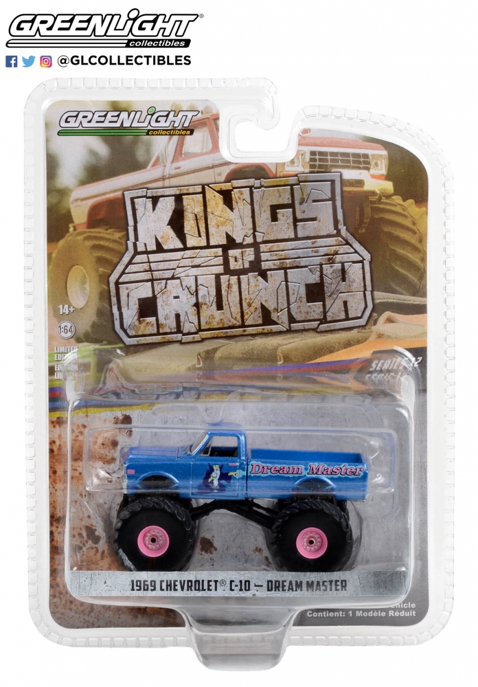 1:64 CHEVROLET C-10 Monster Truck 'Dream Master' Bigfoot (1969) - 49120D