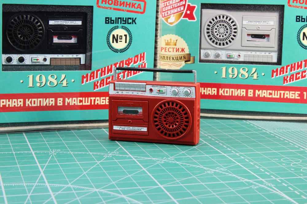 1:6 Электроника-302-1 магнитофон, коричневый - 01electronika3022