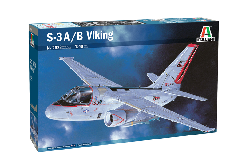 1:48 Сборная модель Самолет S-3 A/B Viking - 2623