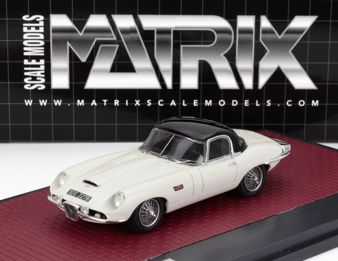 1:43 JAGUAR E-type Frua Roadster Closed (1964), White - MX51001-103