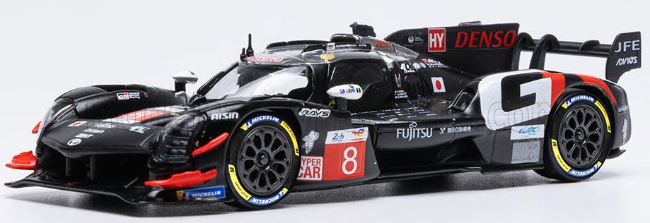 1:43 TOYOTA GR010 3.5L V6 Twin Turbo Hybrid Team Gazoo Racing №8 24h Le Mans (2025) Sebastian Buemi - Brendon Hartley - Ryo Hirakawa - LMM255