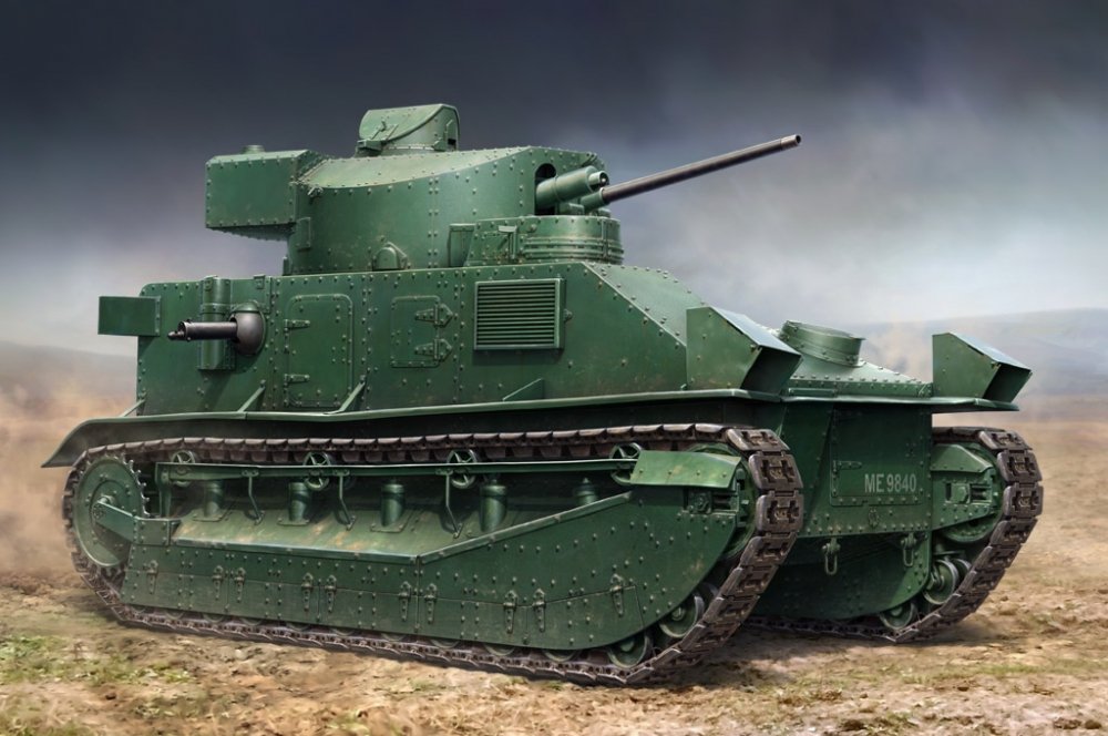 1:35 Сборная модель Танк Vickers Medium Tank MK II - 83881