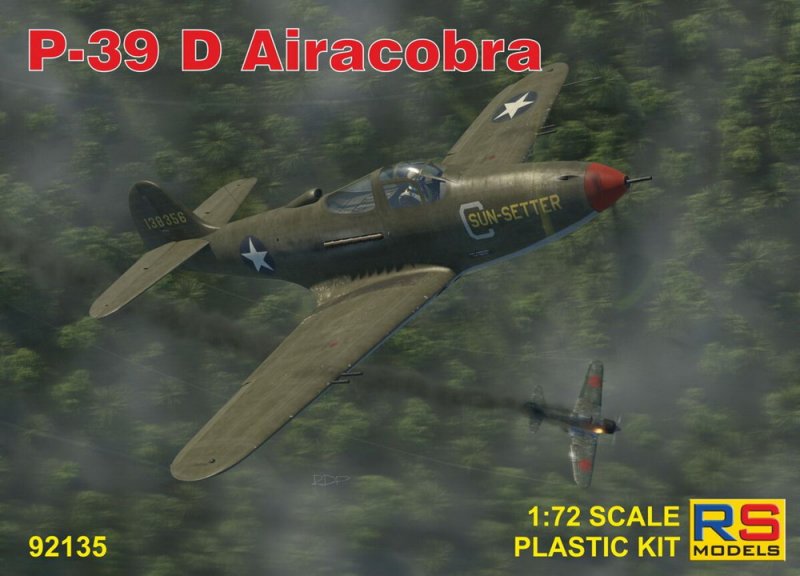 1:72 Сборная модель P-39 D/F Airacobra - 92135