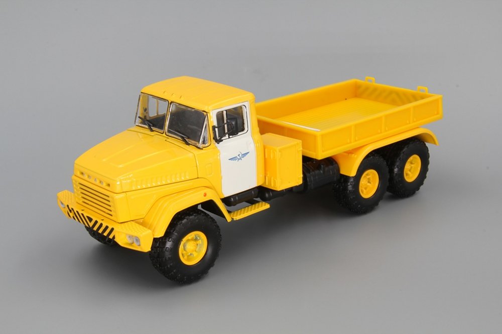 1:43 КРАЗ 6446 Балластный тягач Аэрофлот, желтый - H955