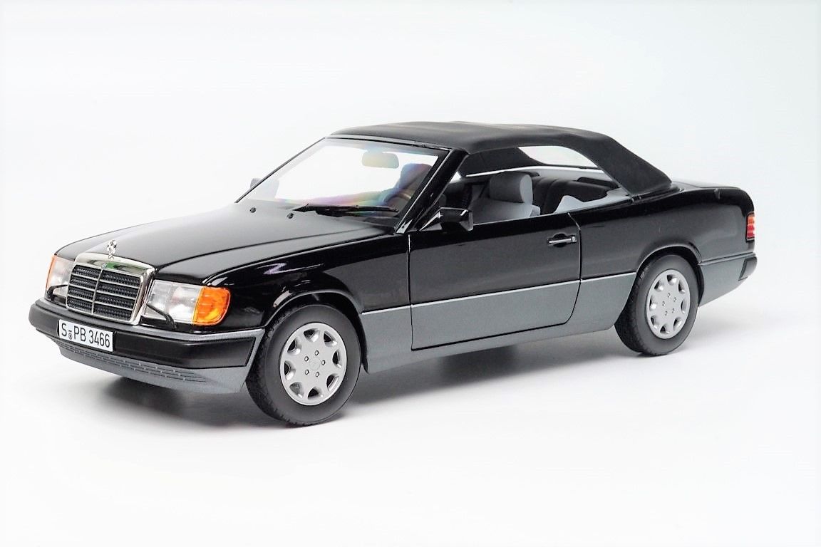 1:18 MERCEDES-BENZ 300CE-24 Cabriolet A124 (1992), black - 183566