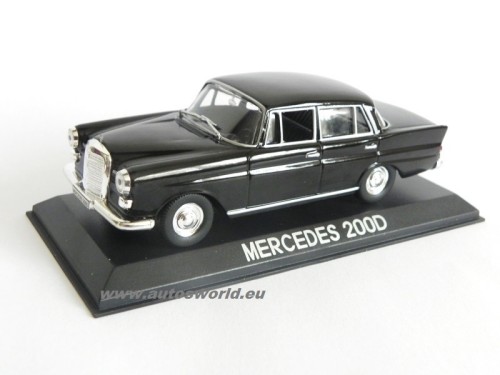 1:43 MERCEDES-BENZ 200D, Masini de Legenda 76, черный - mas076