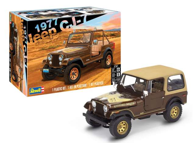1:24 Сборная модель Jeep CJ-7, Level 4 - 14547