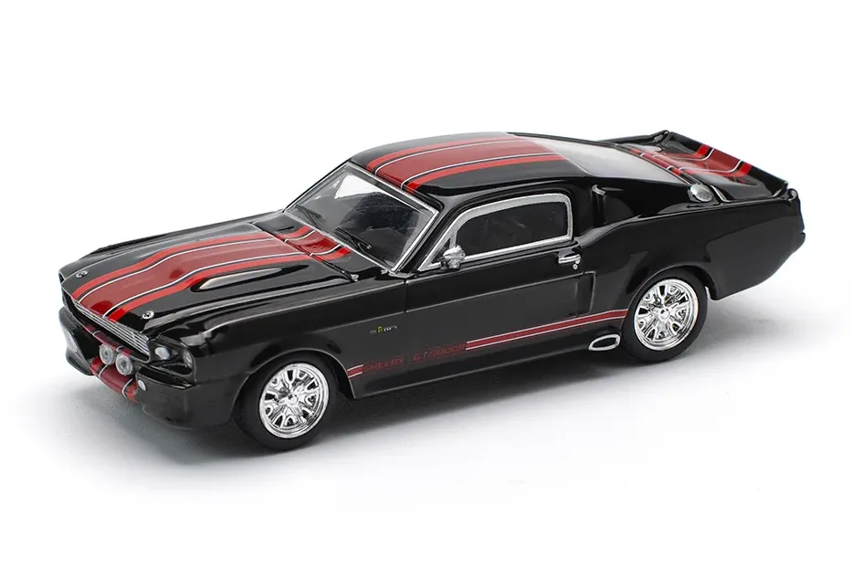1:64 SHELBY Mustang GT500, dark chrome/red - PR640218
