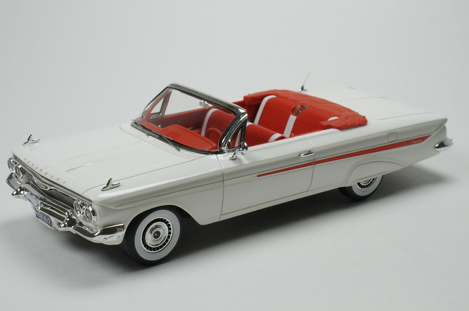 1:43 CHEVROLET Impala Cabriolet Open (1961), White - GC062A