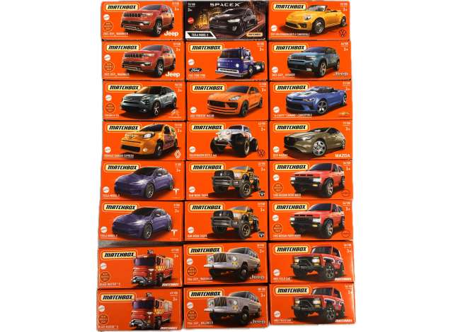 1:64 Matchbox Power Grabs, ассортимент 978L, 48 моделей - DNK70-978L~48