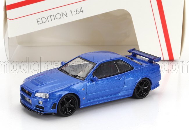 1:64 NISSAN Gt-r (r34) Z-tune Coupe (1999), Blue - 452033700