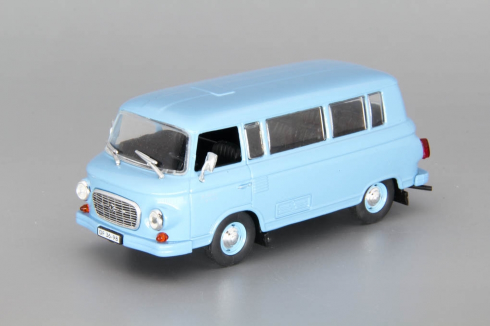 1:43 BARKAS B1000, Автолегенды СССР 158, серо-голубой - AL158