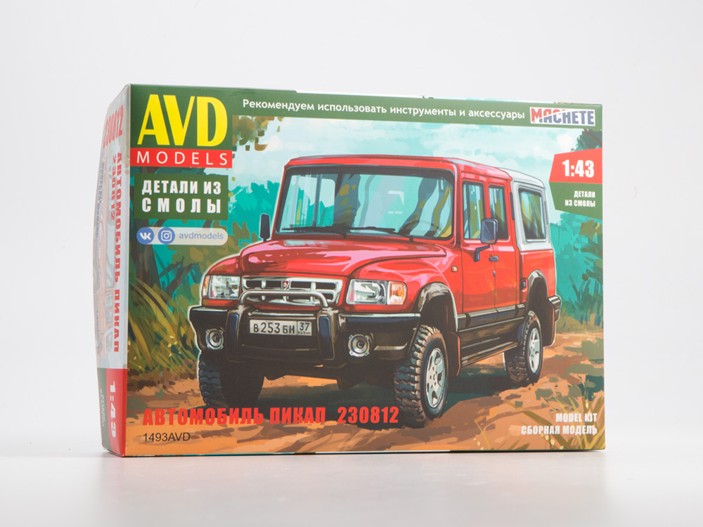 1:43 Сборная модель Горький 230812 Пикап - 1493AVD