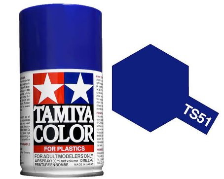 TS-51 Racing blue 'Telefonica' (Синий гоночный 'Телефоника') аэрозольная краска, 100 мл. (в баллоне) - 85051