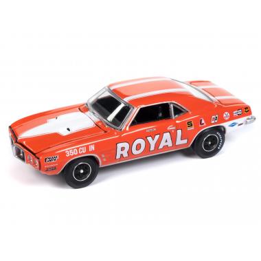 1:64 PONTIAC Firebird Royal Bobcat (1969), Carousel Red with White - 67413