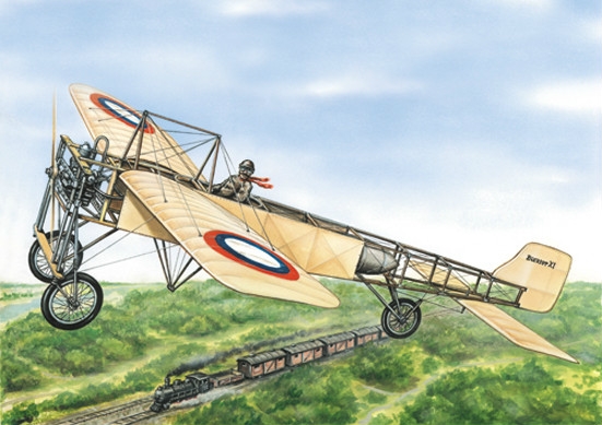 1:72 Сборная модель Французский истребитель Bleriot IX - 72219