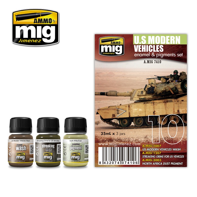 Набор для тонировки GERMAN TANKS SET (Немецкеая бронетехника) - A.MIG-7412