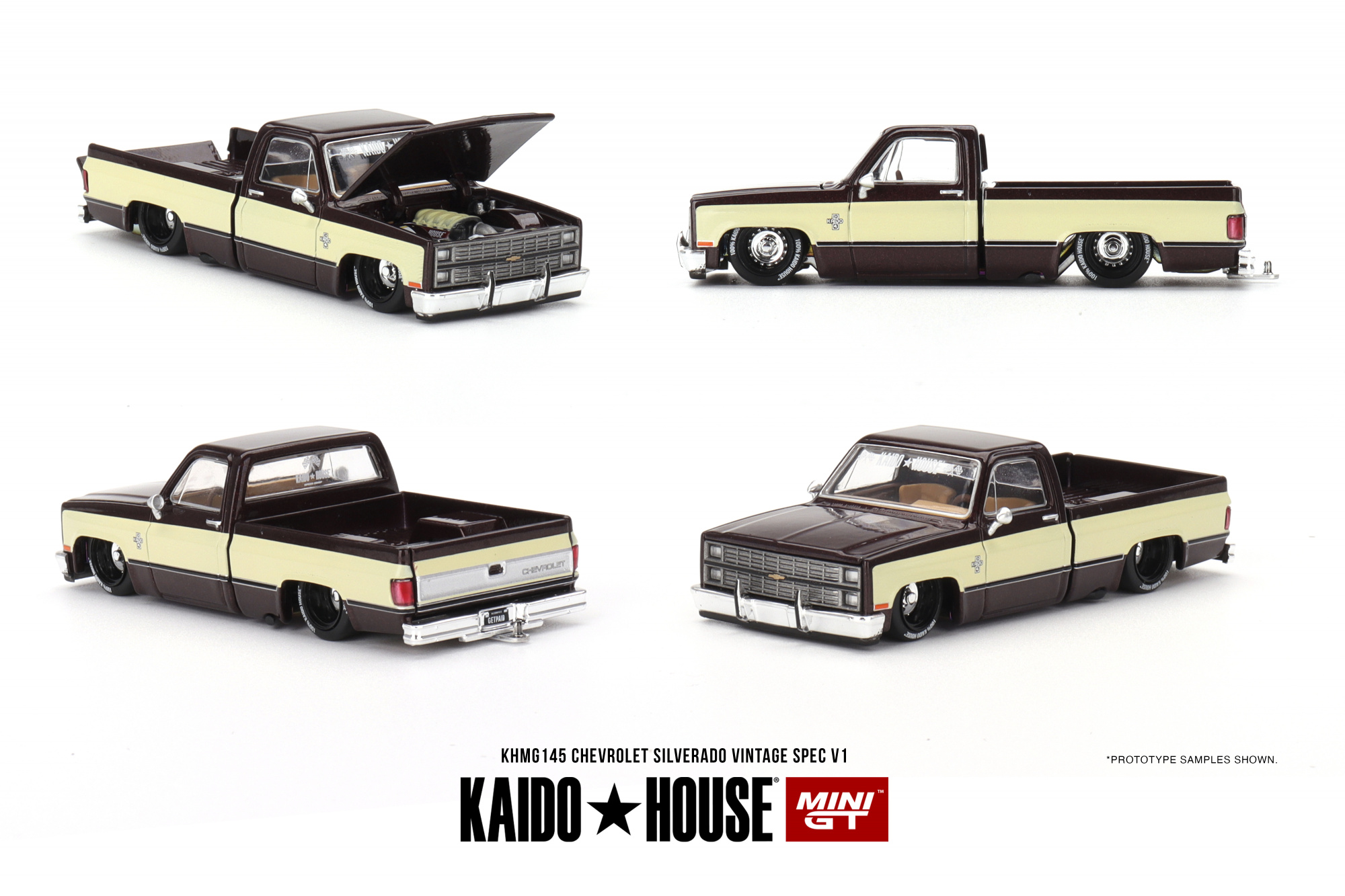 1:64 CHEVROLET Silverado 'KAIDO Vintage V1' - KHMG145
