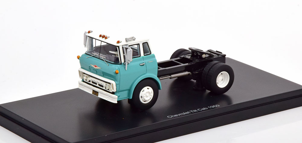 1:64 CHEVROLET Tilt Cab towing vehicle (1960), turquoise white - 64076