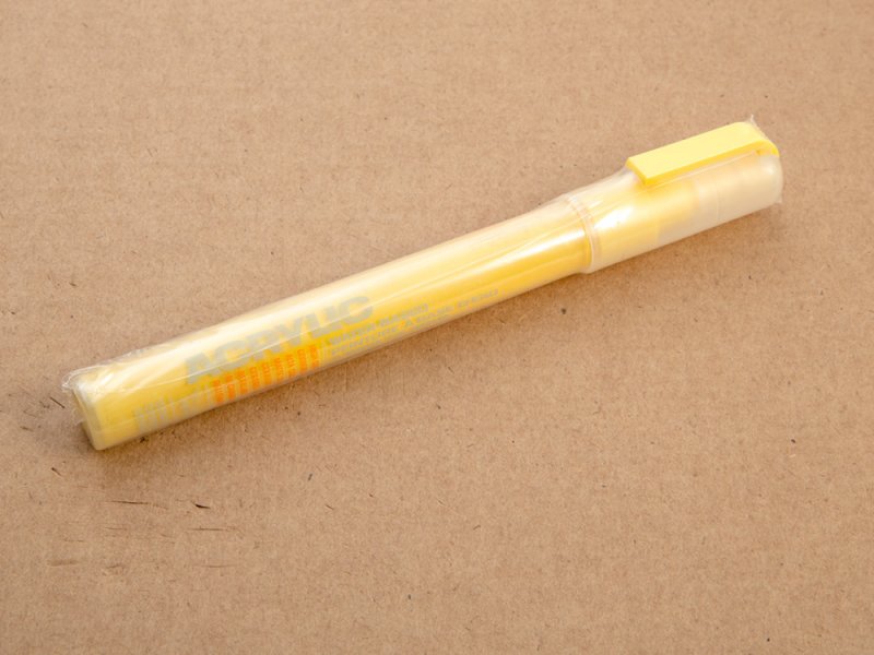 Маркер Acrylic extra fine 0,7mm (светло-желтый шок) - 322709