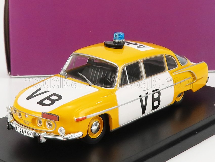 1:43 TATRA 603 Vb Czechoslovak Police (1969), Yellow White - 401XA1