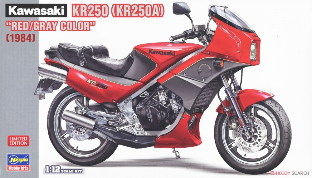 1:12 Сборная модель KAWASAKI Kr250 (kr250a) Motorcycle 1984 - 21751