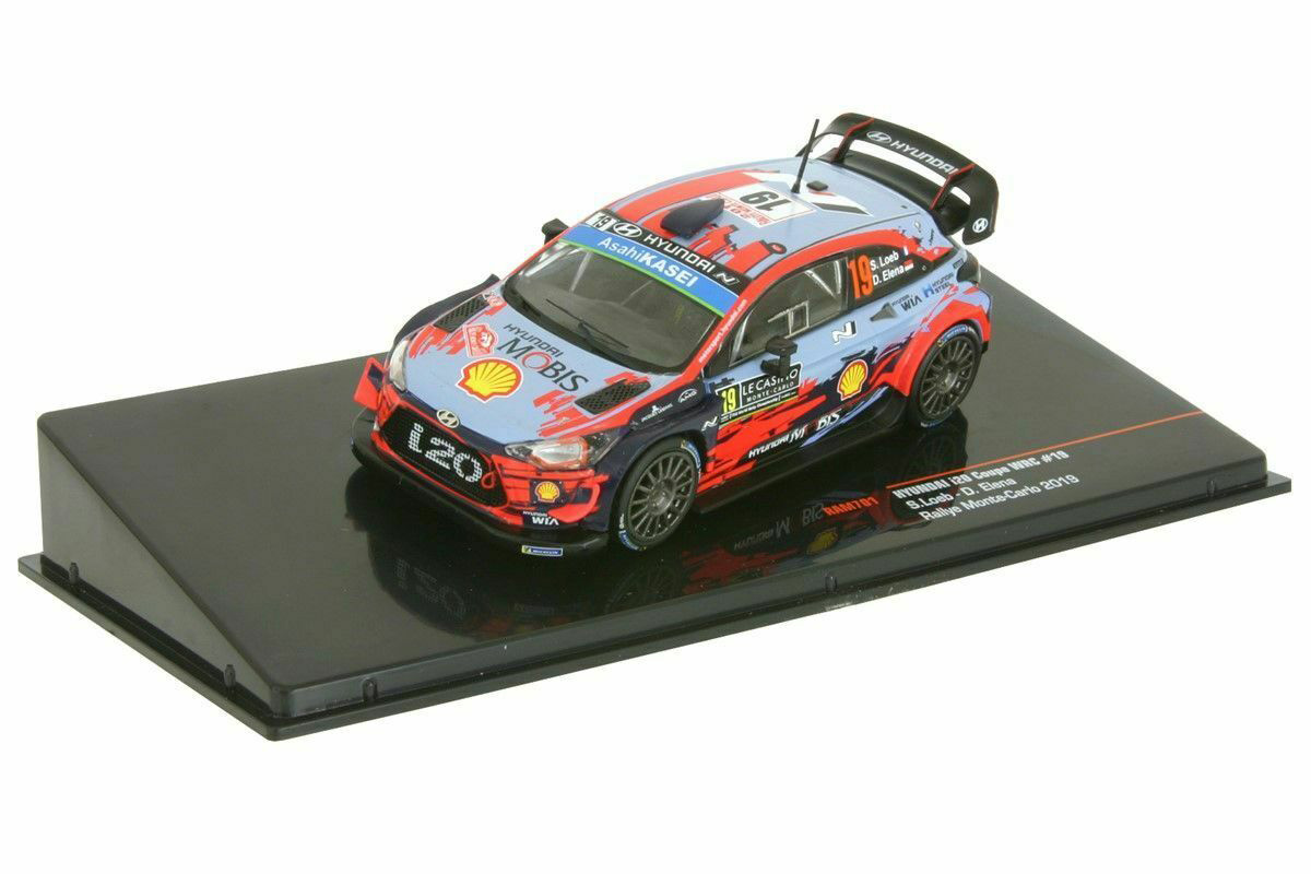 1:43 HYUNDAI i20 Coupe WRC #19 Loeb/Elena Rally Monte Carlo 2019 - RAM701