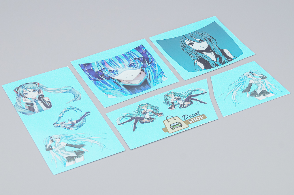 1:24 Набор декалей Itasha Hatsune Miku NISSAN Silvia 13 - DSD019-1