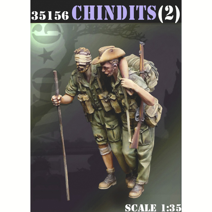 1:35 Фигурки Чиндиты (2) / Chindits (2) - B6-35156