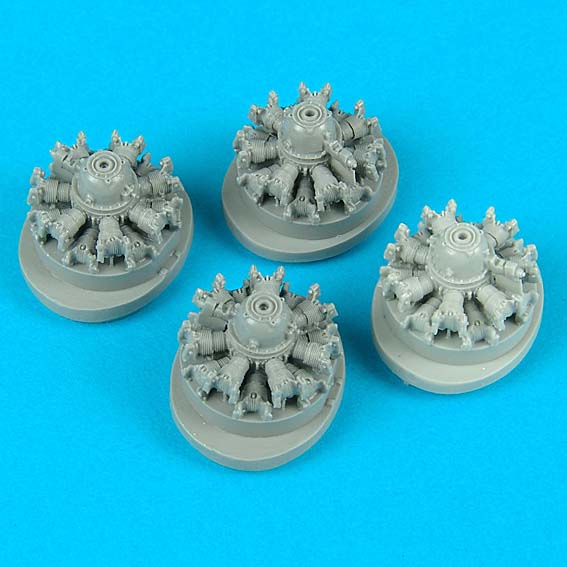 1:72 Набор дополнений B-24 engines (for Academy) - QB72 050