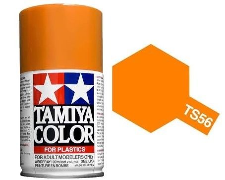 Краска спрей оранжевый сверкающий TS-56 Brilliant Orange (в баллоне), 100 мл. - 85056