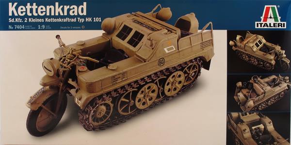 1:9 Сборная модель Мотоцикл Sd.Kfz.2 Kettenkrad - 7404