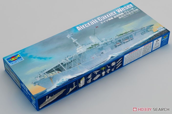 1:350 Сборная модель Aircraft Carrier Weser - 05633