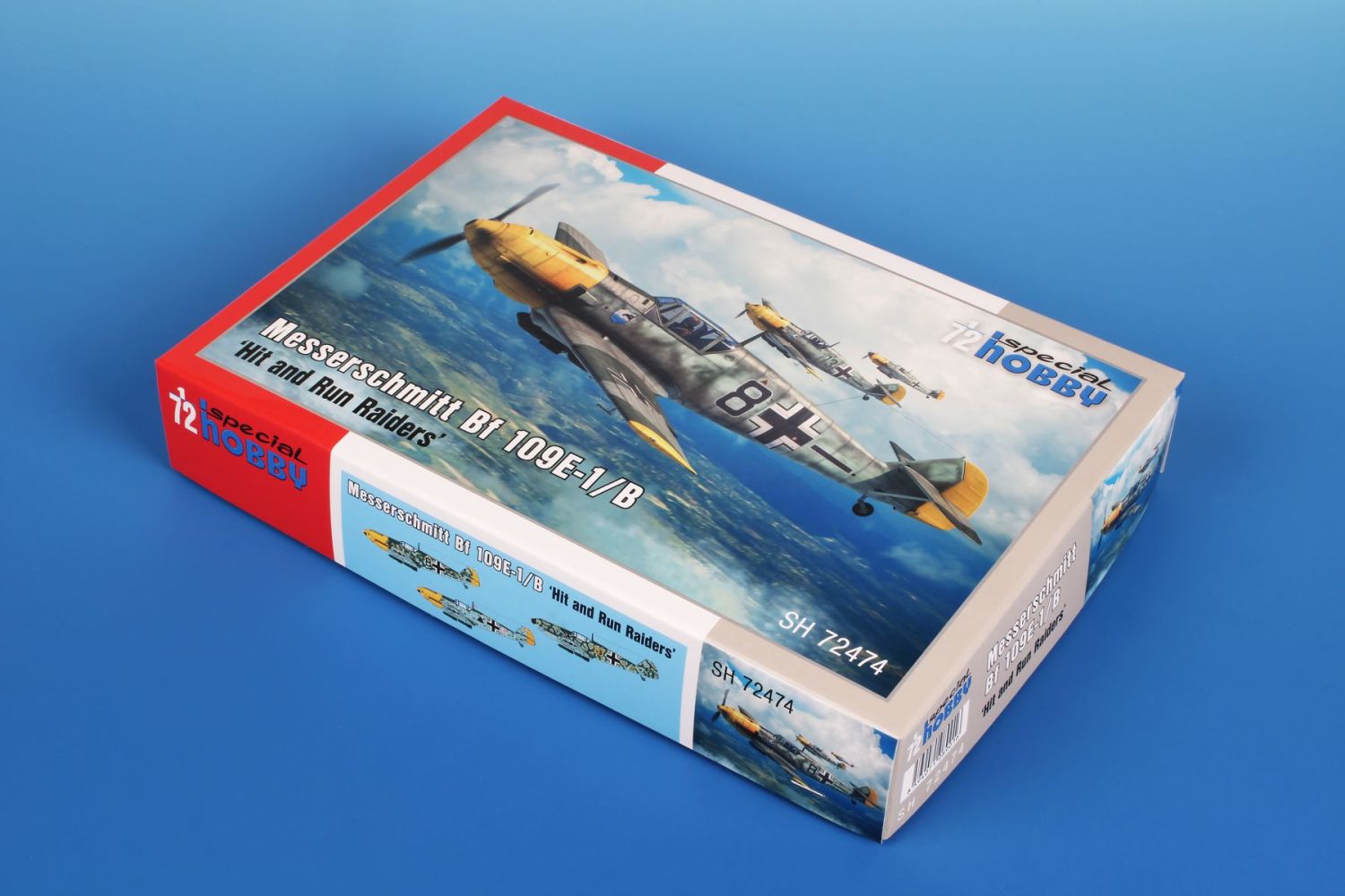1:72 Сборная модель Messerschmitt Bf 109E-1/B ‘Hit and Run Raiders’ - SH72474