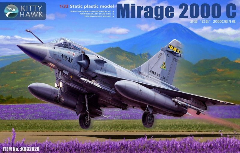 1:32 Сборная модель Mirage 2000 C - KH32020
