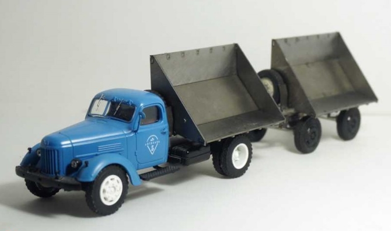 1:43 (КИТ) Автопоезд АСП-8 на шасси ЗИS-150 / ЗИL-164 - MAXP48