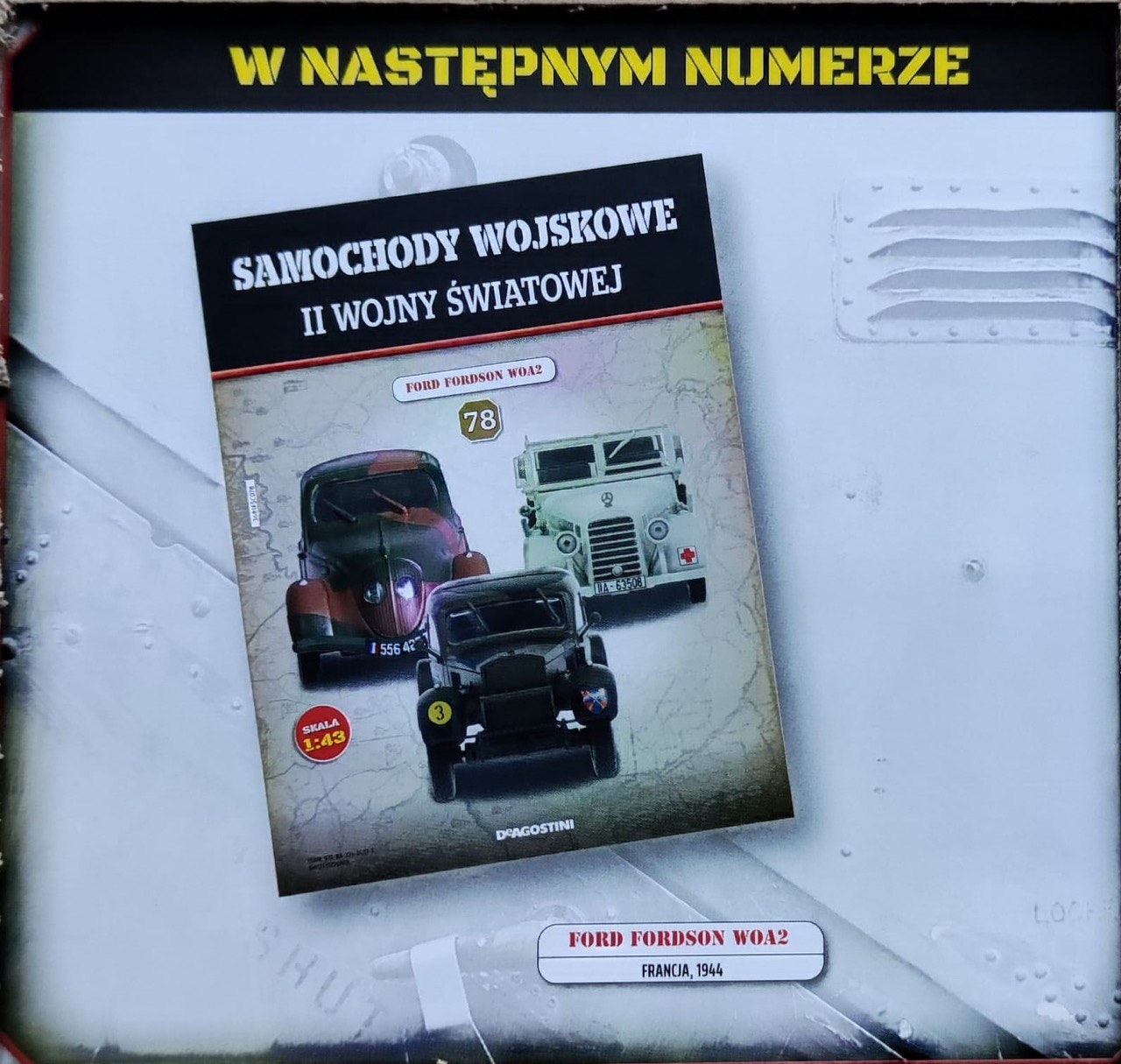 1:43 FORD Fordson W0A2 Samochody Wojskowe Ii Wojny Światowej 78 - SW078
