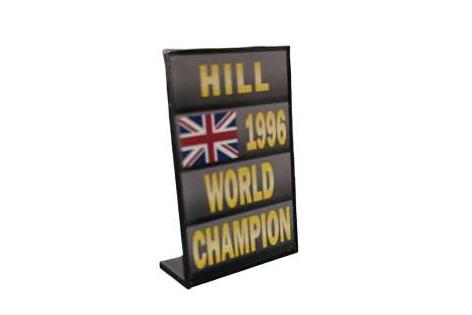1:43 Информационное табло (пит-борд) Damon Hill (1996) - CTLE43012