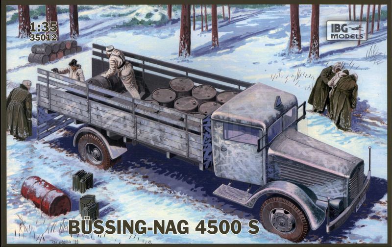 1:35 Сборная модель Немецкий грузовой автомобиль Bussing-Nag 4500 S - 35012