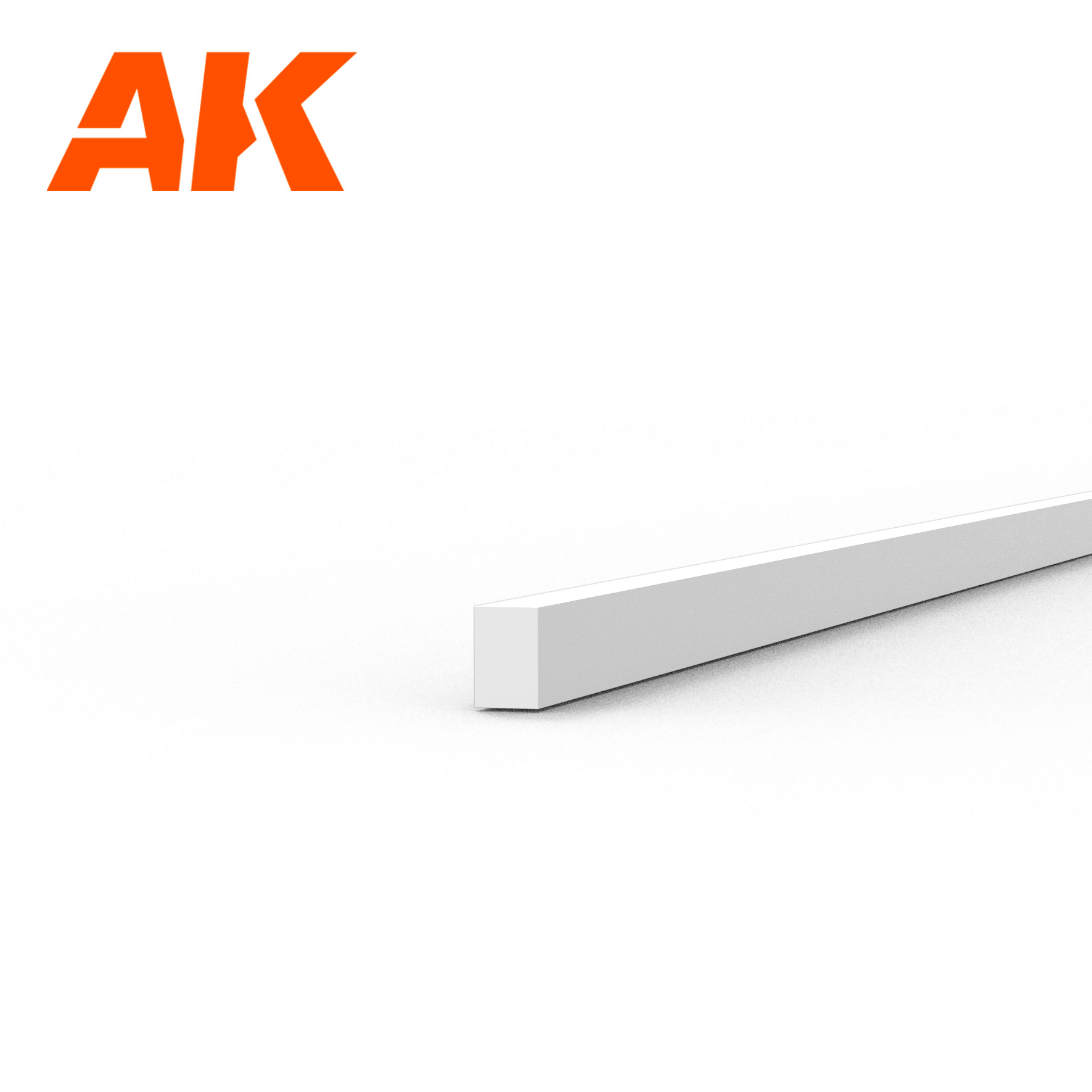 Strips 0.75 x 0.50 x 350mm - STYRENE STRIP - AK6513