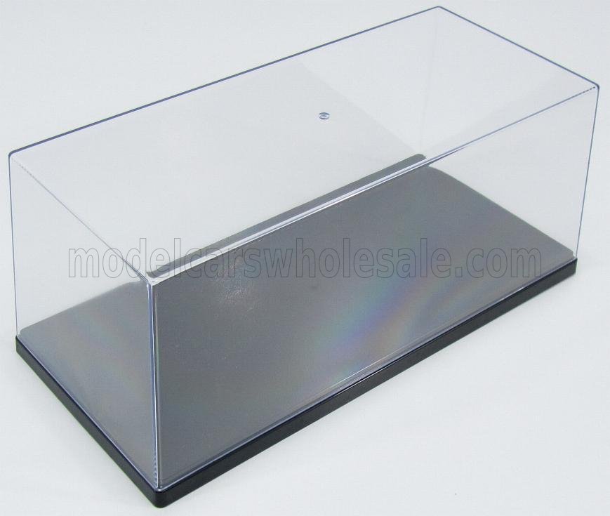 1:24 VETRINA DISPLAY BOX Lungh.cm 27 X Largh.cm 12.5 X Alt.cm 11.3 (altezza Interna Cm 9.7), Plastic Display - T9-24000-2