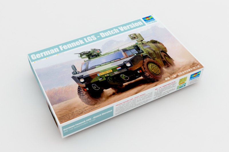 1:35 Сборная модель Немецкий бронеавтомобиль Fennek LGS (голландская версия) - 05533
