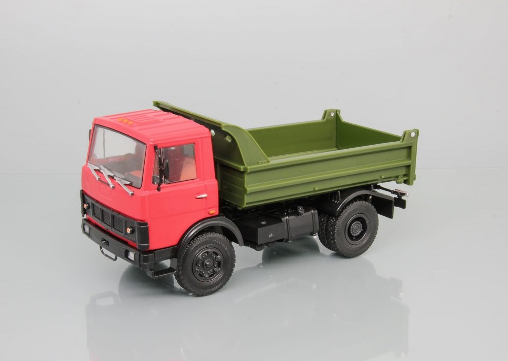 1:43 Минский-5551 самосвал, Грузовики СССР 31, красный / зеленый - ALS31