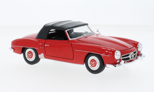 1:24 MERCEDES-BENZ 190 SL (W121) Roadster (1955), red - 24118H-RED