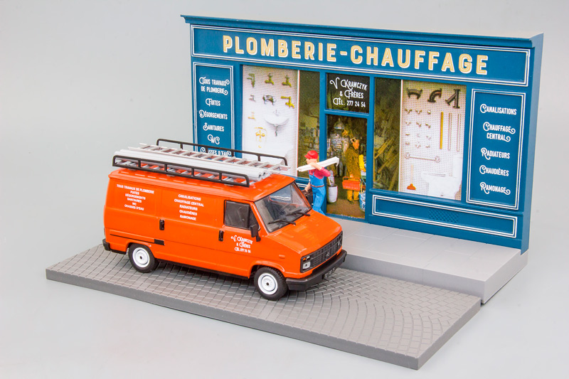 1:43 CITROEN C25 (модель с диорамой) L’intervention du plombier - M3379-17