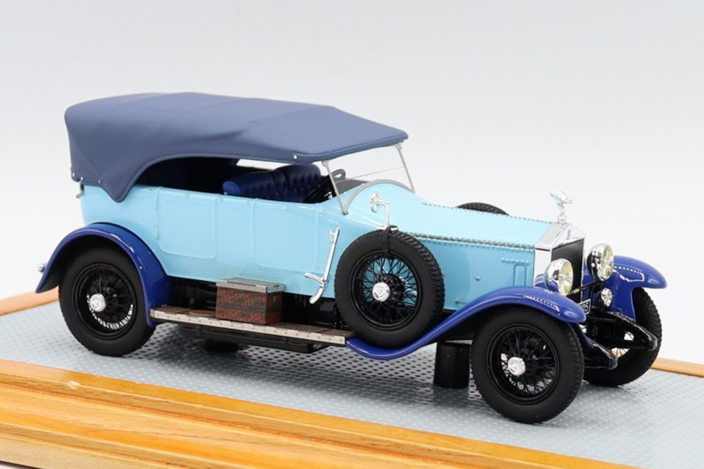 1:43 Rolls-Royce Silver Ghost 1924 Torpedo Tourer Million Guiet sn2AU Jean Alesi's Car Close, 2 tones blue - IL43116