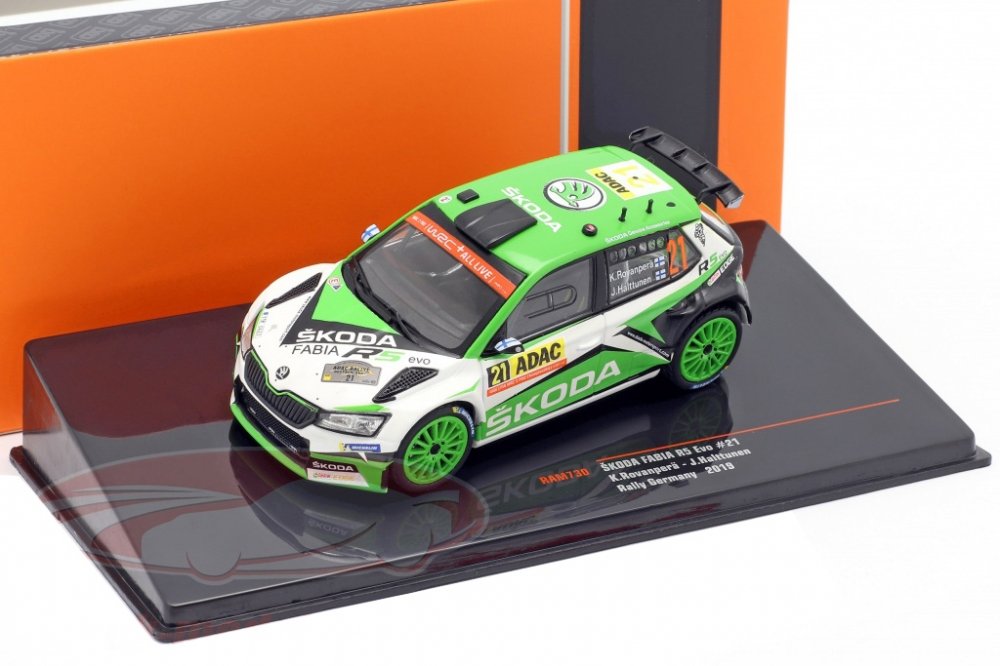 1:43 SKODA Fabia R5 Evo #21 WRC2 Rovanperä - Halttunen Rally Germany 2019 - RAM730