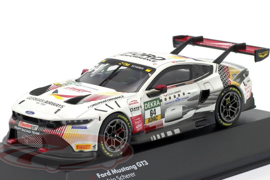 1:43 FORD Mustang GT3 №64 Haupt Racing Team / Ford Performance DTM Fabio Scherer (2025) - HRT-I-GT3-DTM-25-4364