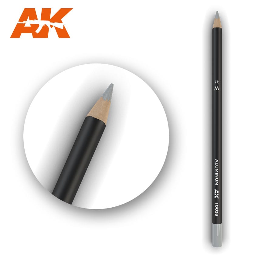 Акварельный карандаш 'Алюминий'/ Weathering Pencil: Alumunium - AK-10033