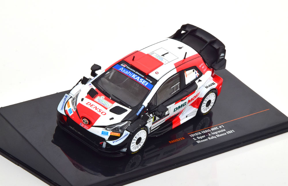 1:43 TOYOTA Yaris WRC #1 Toyota Gazoo Racing WRT Ogier/Ingrassia победитель Rally Monza Чемпион мира 2021 - RAM822A